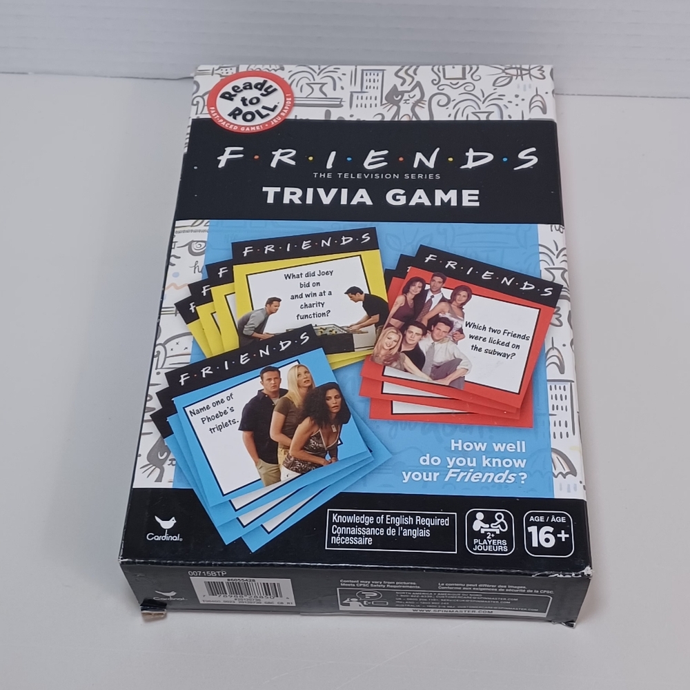 Friends TV Series Trivia Game by - Cardinal Games
